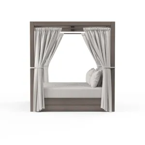 Laguna Resort King Daybed in Canvas Flax, No Welt