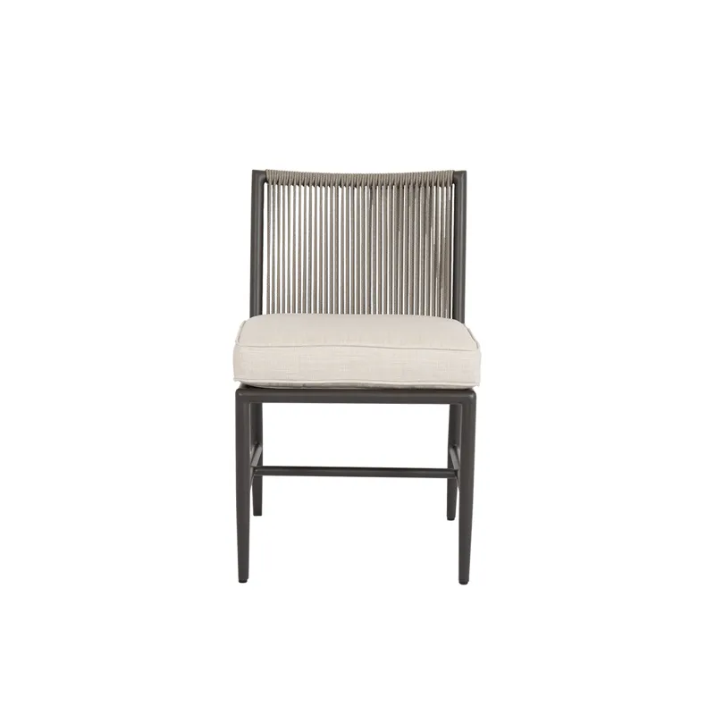 Pietra Armless Dining Chair in Echo Ash, No Welt