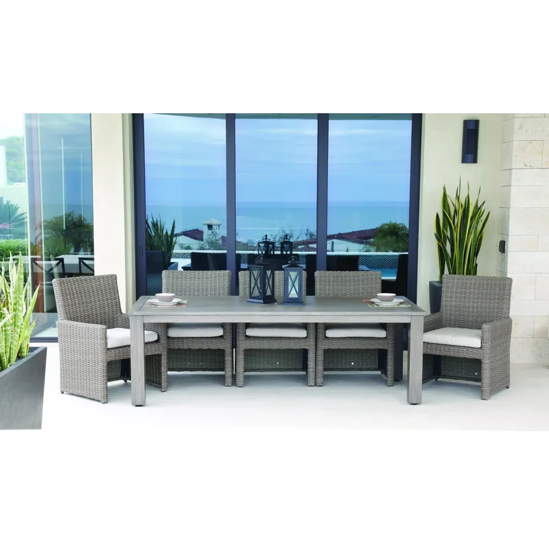 Coronado Dining Chair in Canvas Flax w/ Self Welt