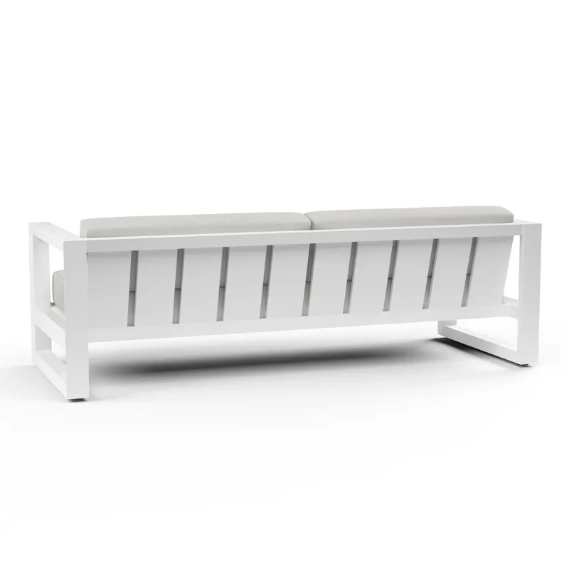 Newport Sofa in Cast Silver, No Welt