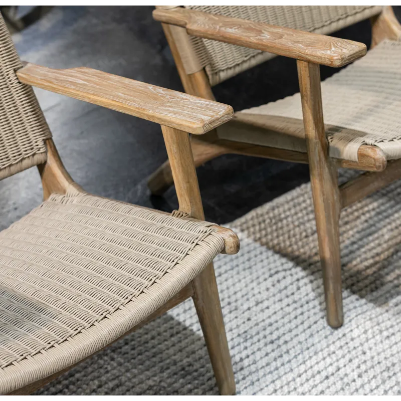 Sedona Coastal Teak Cushionless Highback Chair