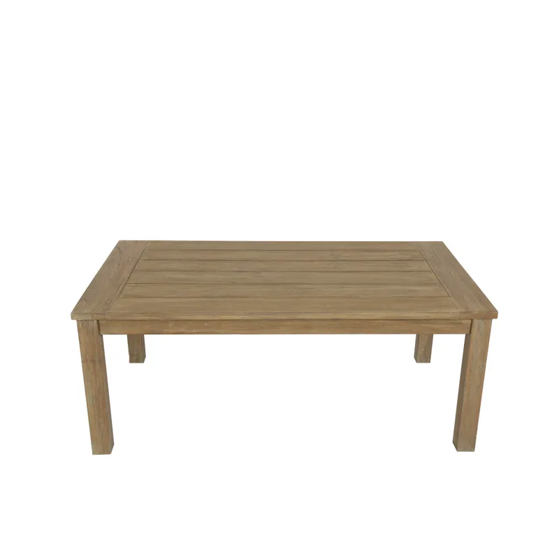 Coastal Teak Rectangular Coffee Table