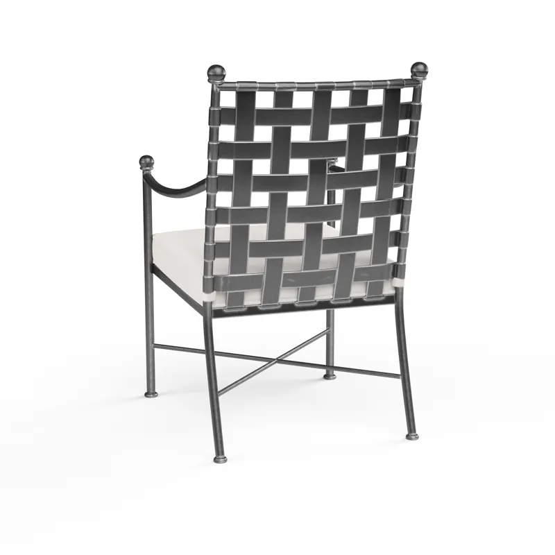 Provence Dining Chair in Canvas White w/ Self Welt