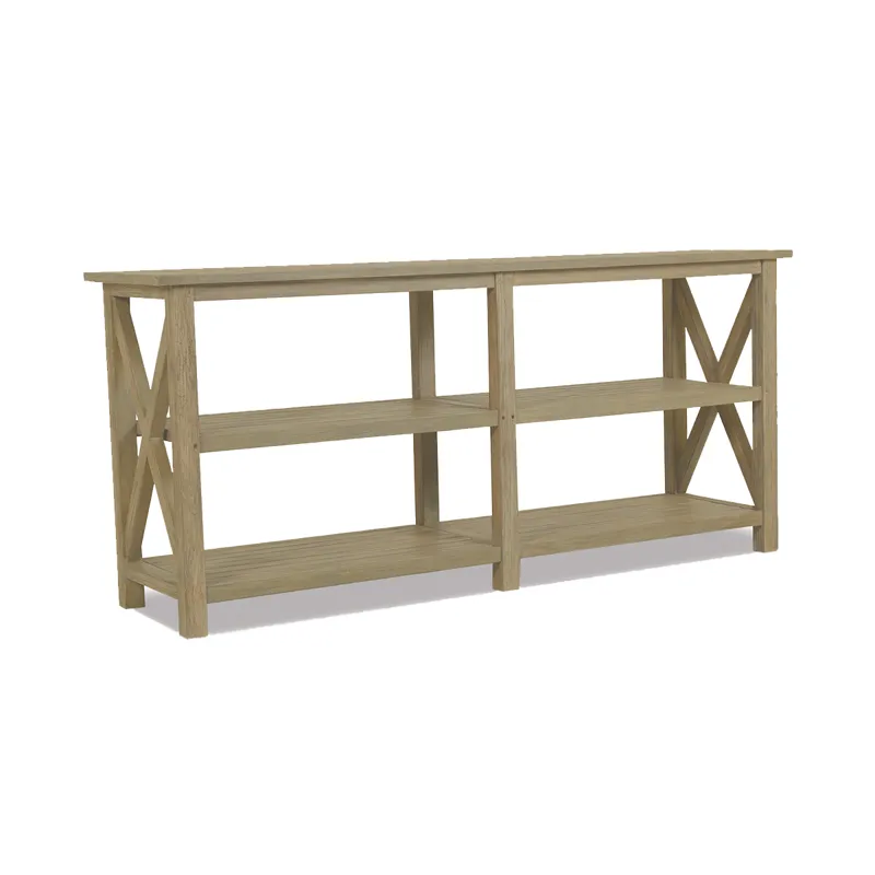 Coastal Teak X Console Table