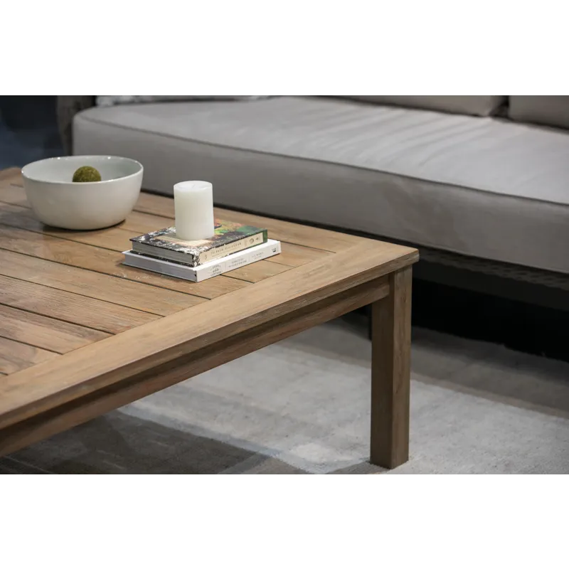 Coastal Teak Rectangular Coffee Table