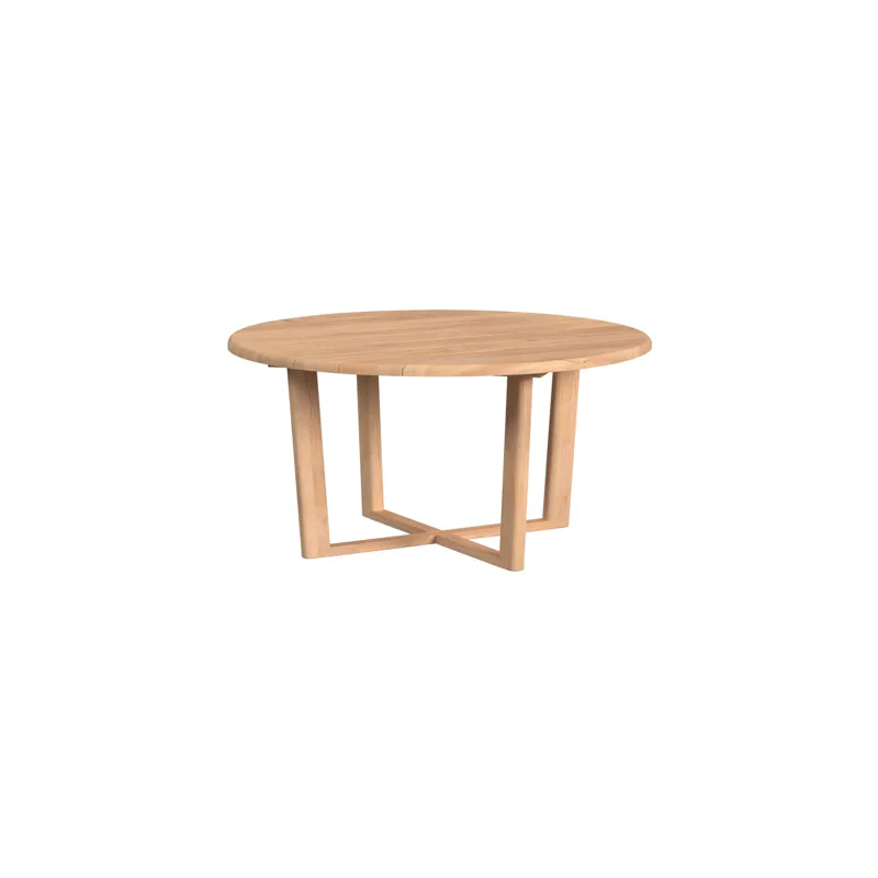 Playa Natural Teak 56" Round Dining Table