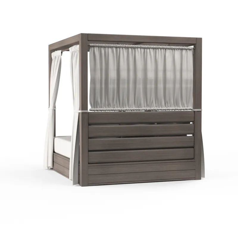 Laguna Resort King Daybed in Canvas Flax, No Welt