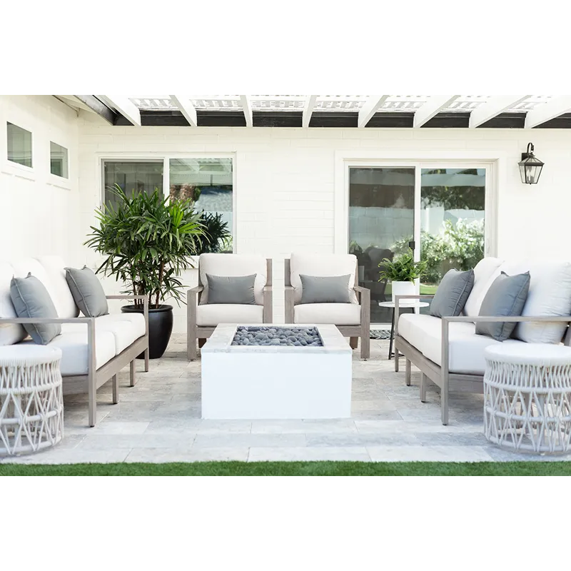 Dana End Table with Honed Carrara Marble Top