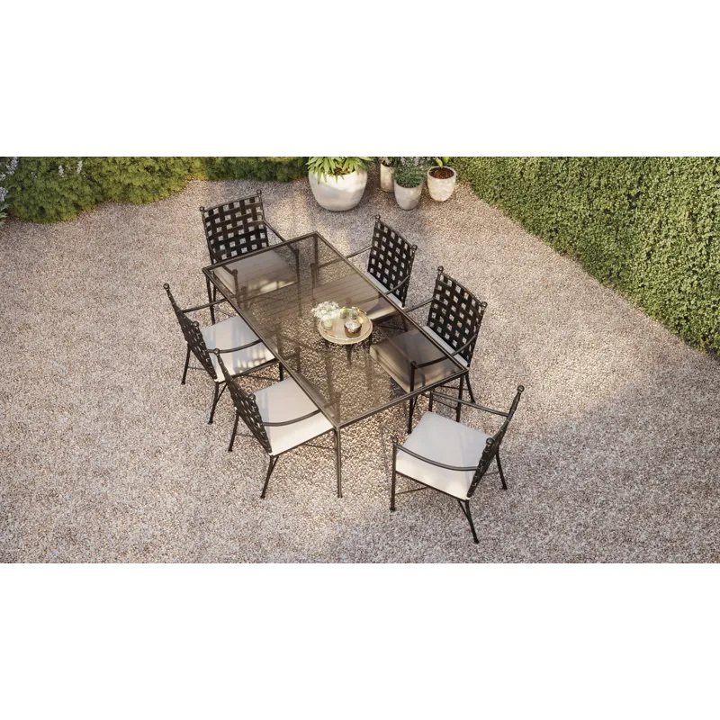 Provence Dining Chair in Canvas White w/ Self Welt
