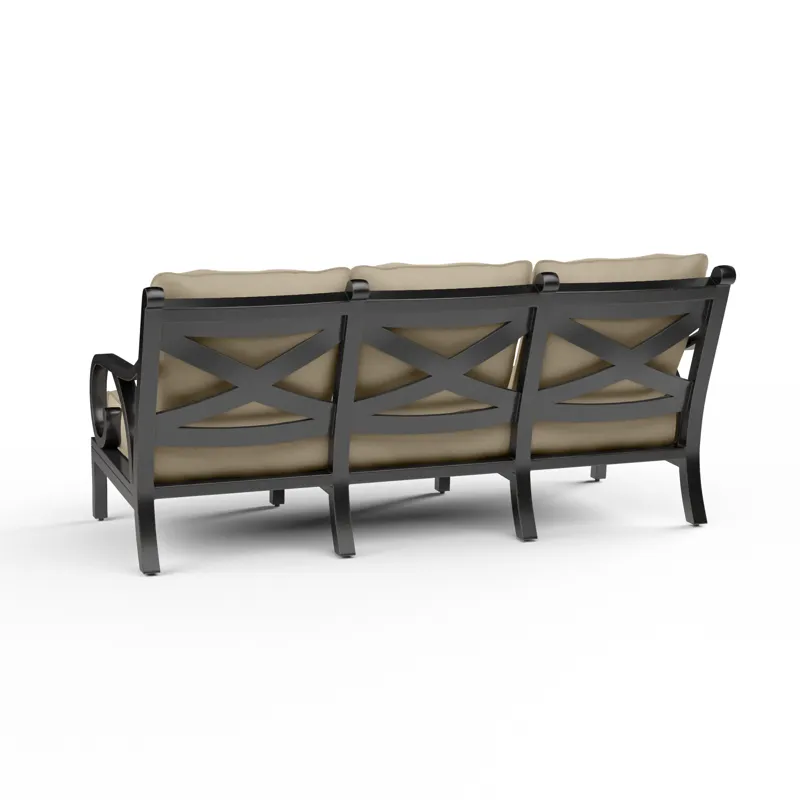 Monterey Sofa in Linen Stone w/ Selt Welt