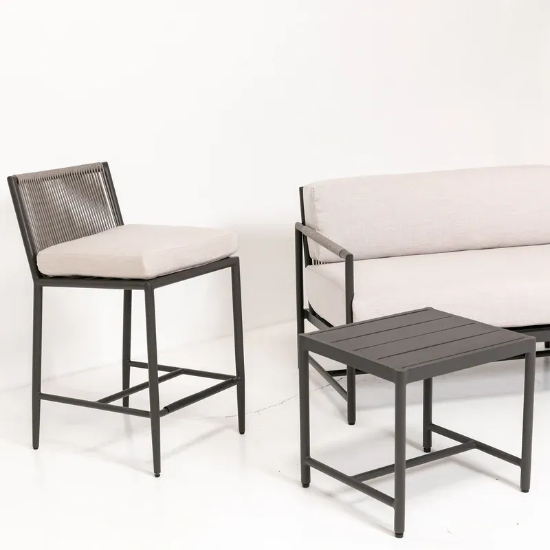 Pietra Barstool in Echo Ash, No Welt