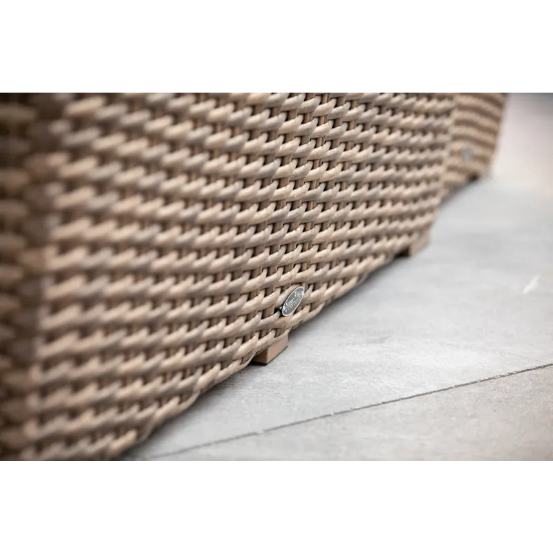 Havana Sofa in Canvas Flax w/ Self Welt