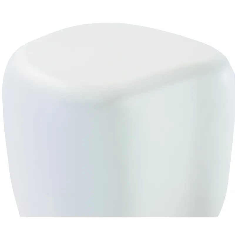 Bazaar Pebble End Table - Bone