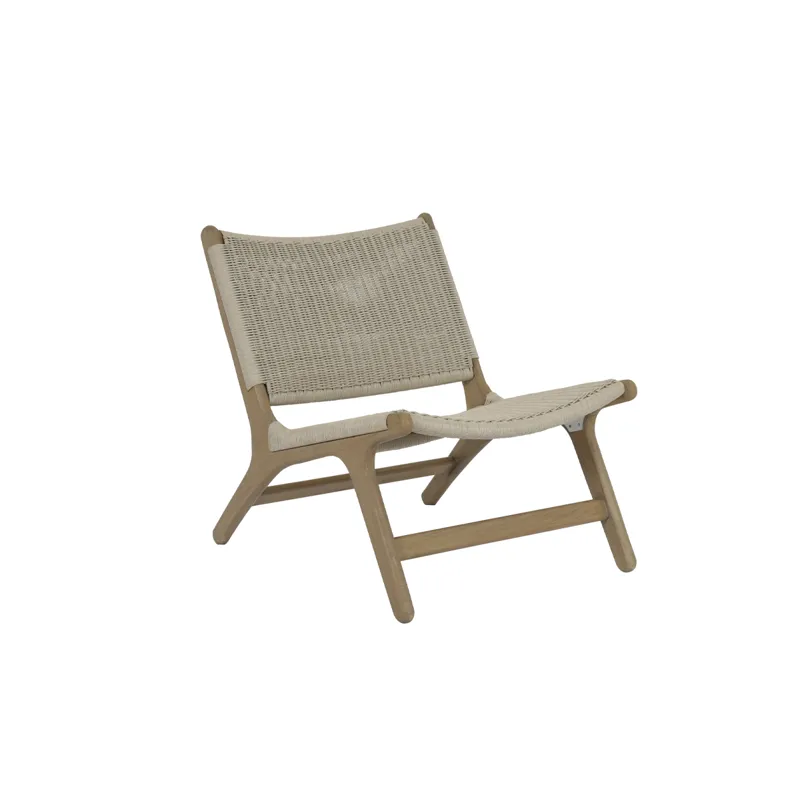 Sedona Coastal Teak Cushionless Accent Chair