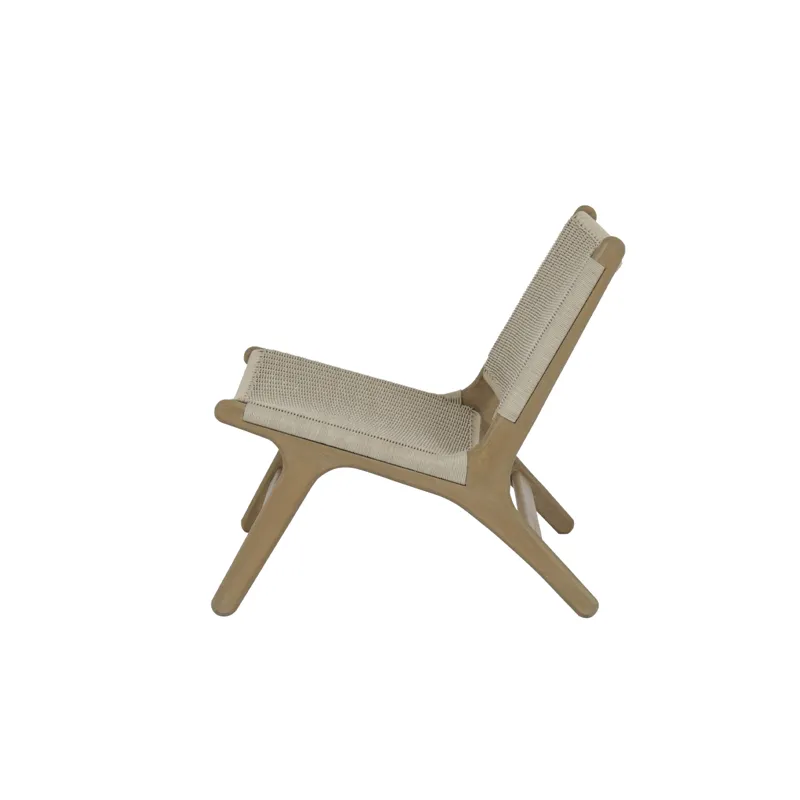 Sedona Coastal Teak Cushionless Accent Chair