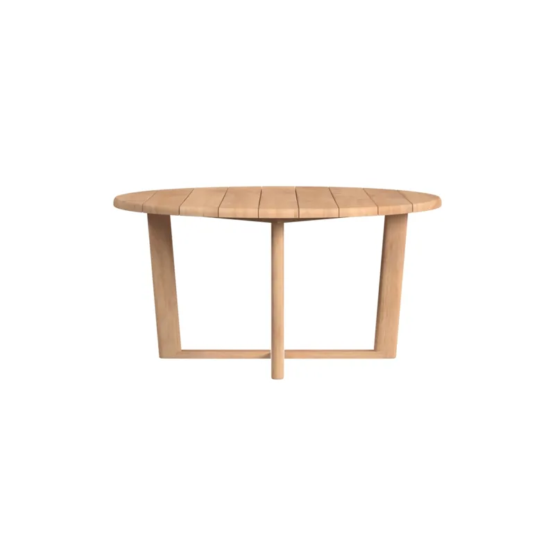 Playa Natural Teak 56" Round Dining Table