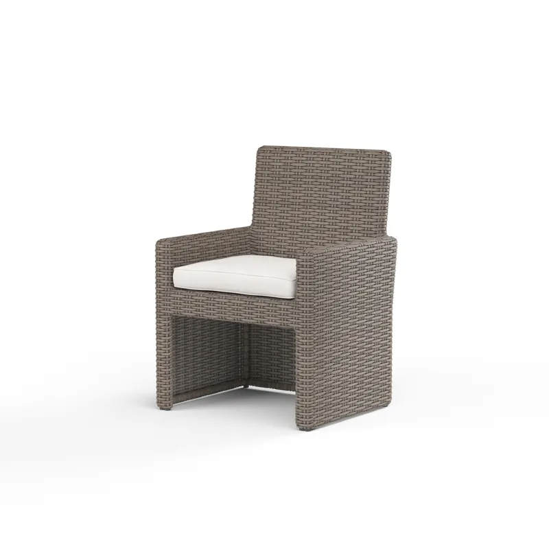 Coronado Dining Chair in Canvas Flax w/ Self Welt