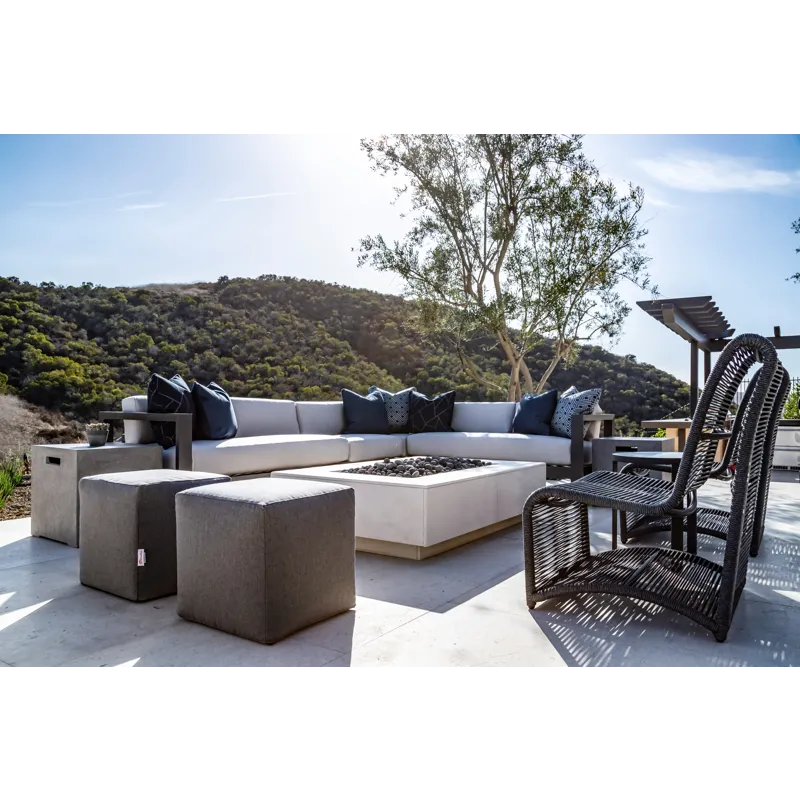 Redondo Sectional in Cast Silver, No Welt
