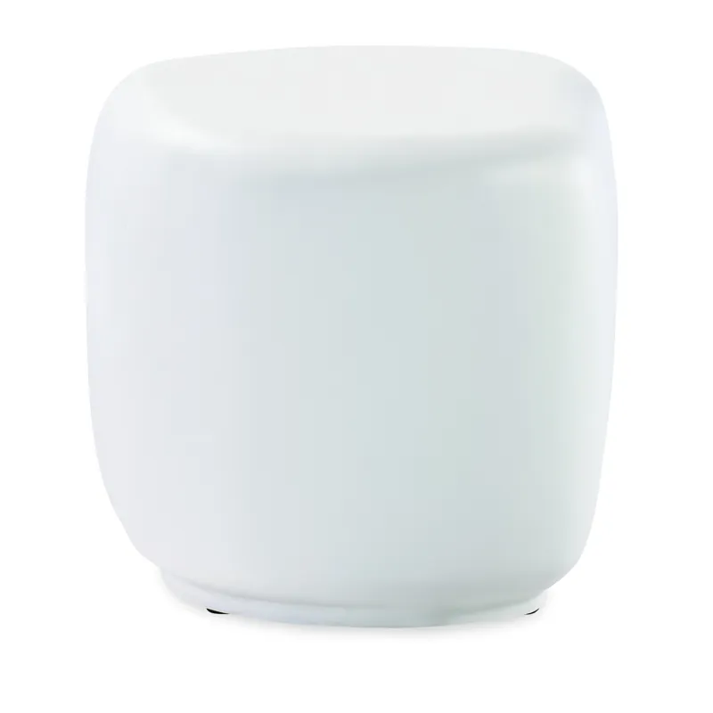 Bazaar Pebble End Table - Bone