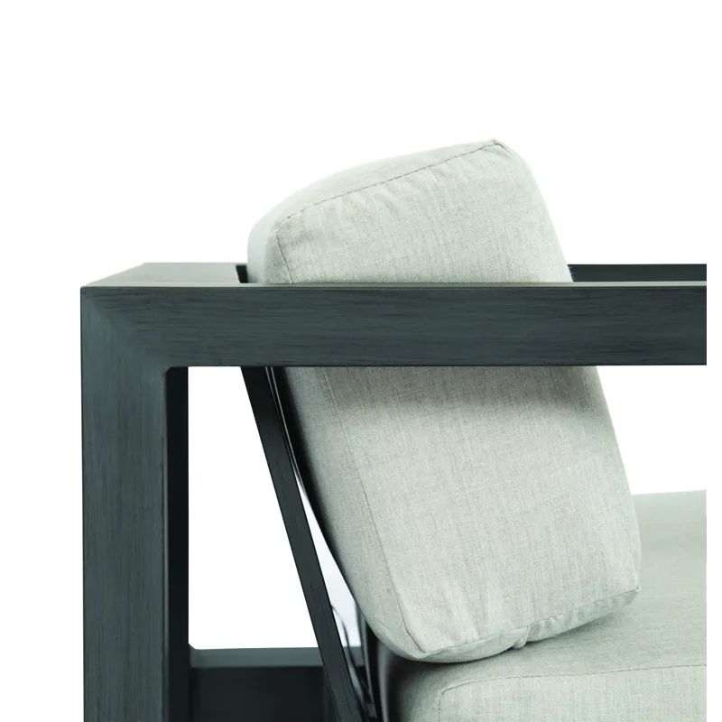 Redondo Club Chair in Cast Silver, No Welt
