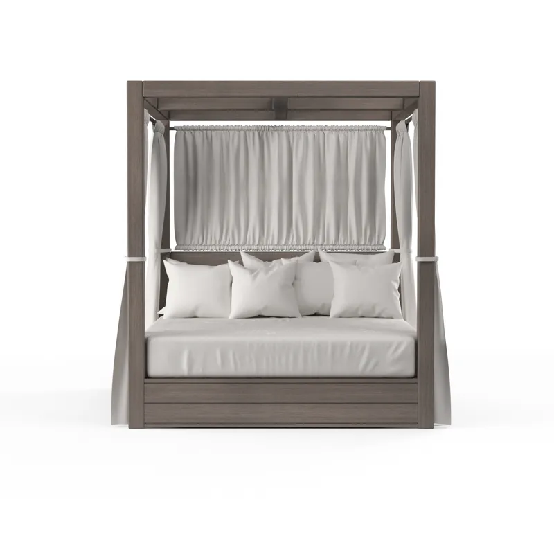 Laguna Resort King Daybed in Canvas Flax, No Welt