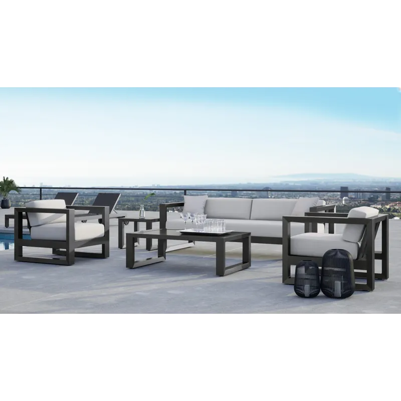 Redondo Club Chair in Cast Silver, No Welt