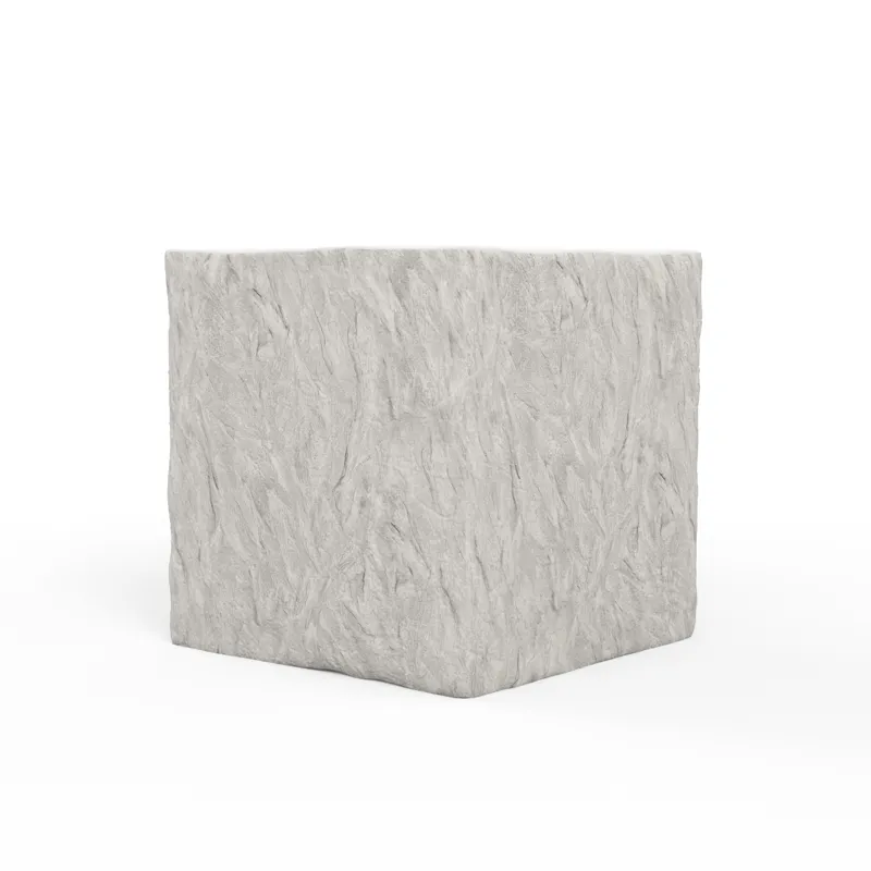 Bazaar Antique Stone End Table