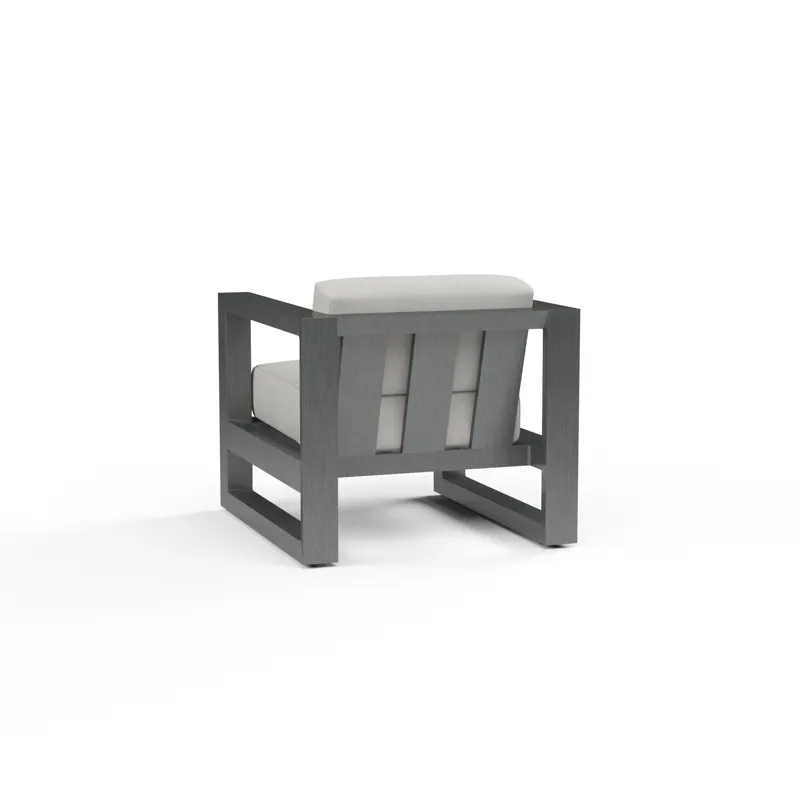 Redondo Club Chair in Cast Silver, No Welt