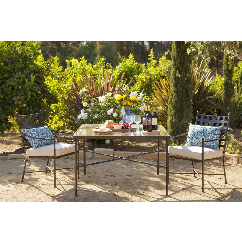 Provence Dining Chair in Canvas White w/ Self Welt