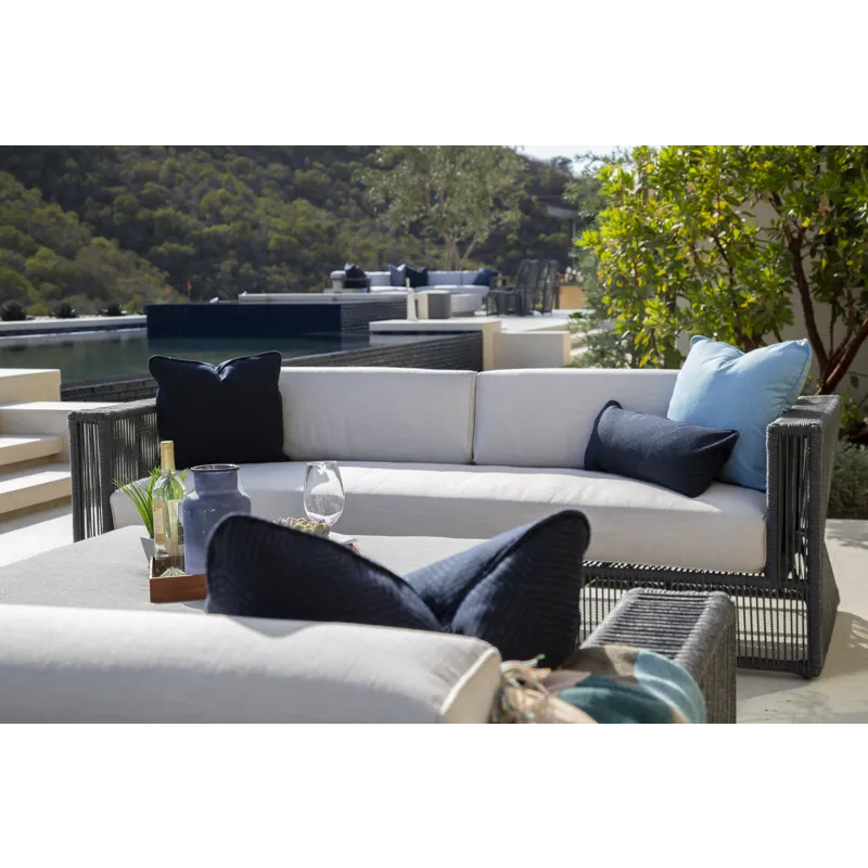 Milano Sofa in Echo Ash w/ Self Welt