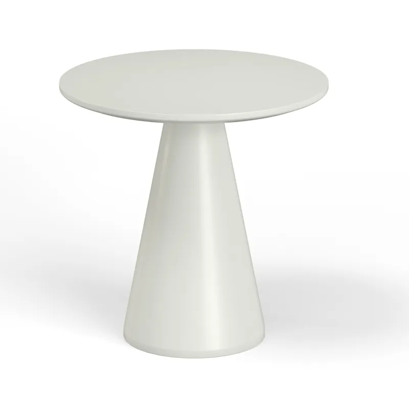 Bazaar Pedestal Pub Table - Bone