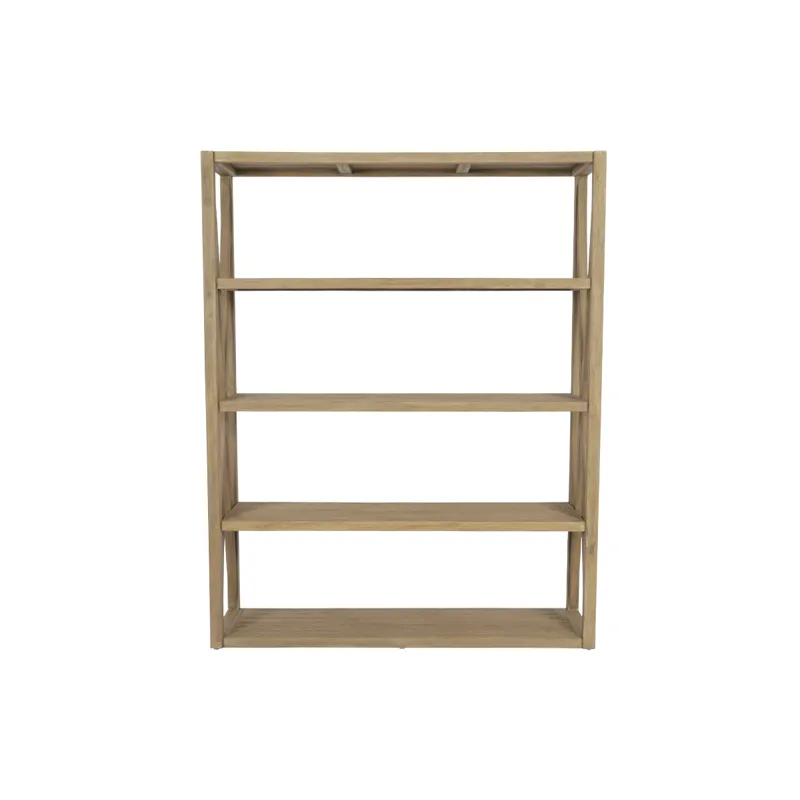 Coastal Teak X Bookcase