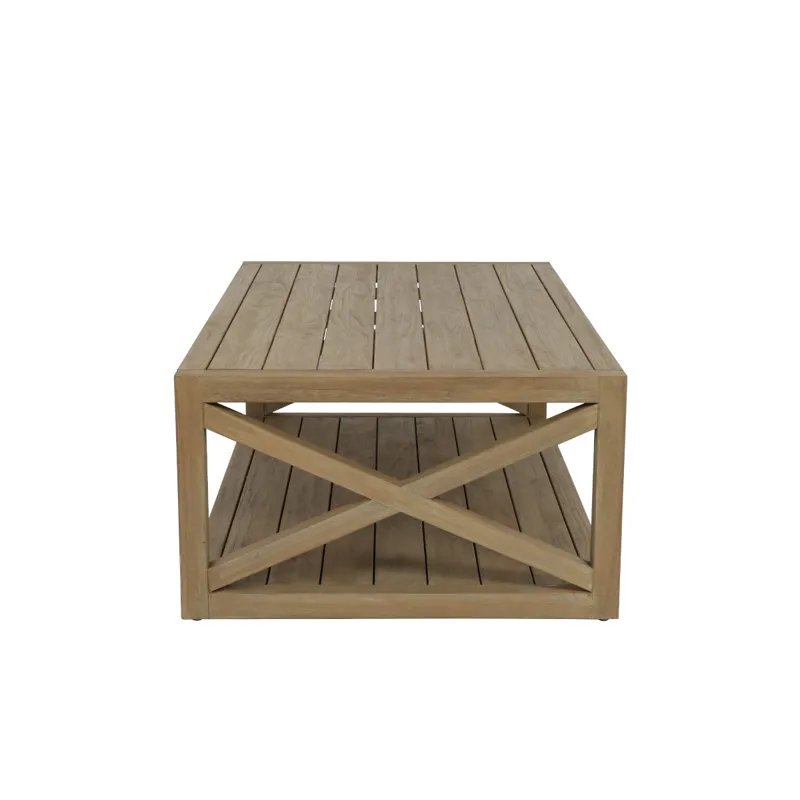 Coastal Teak X Coffee Table
