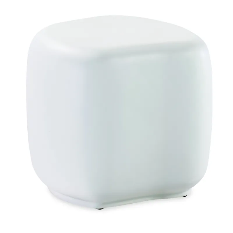 Bazaar Pebble End Table - Bone