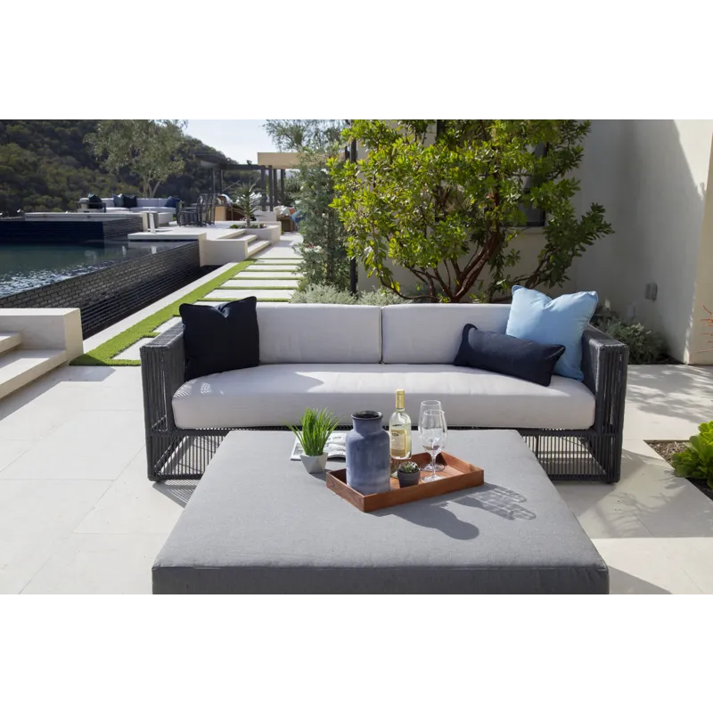 Milano Sofa in Echo Ash w/ Self Welt