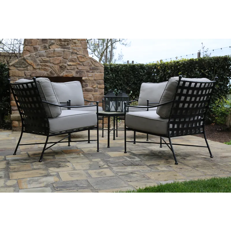 Provence Club Chair in Canvas Flax w/ Self Welt