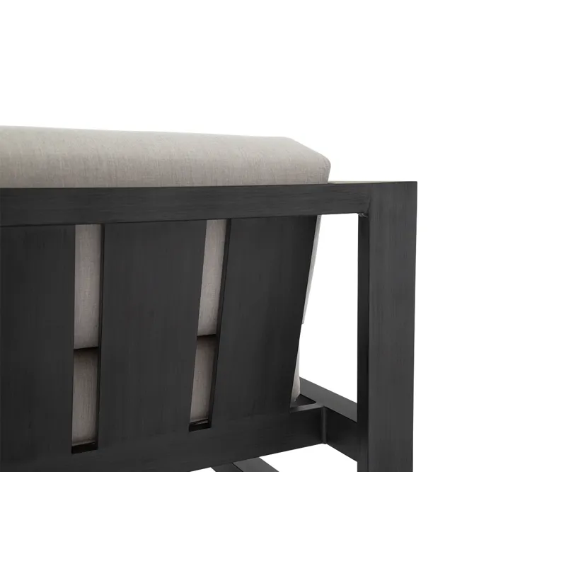 Redondo Club Chair in Cast Silver, No Welt