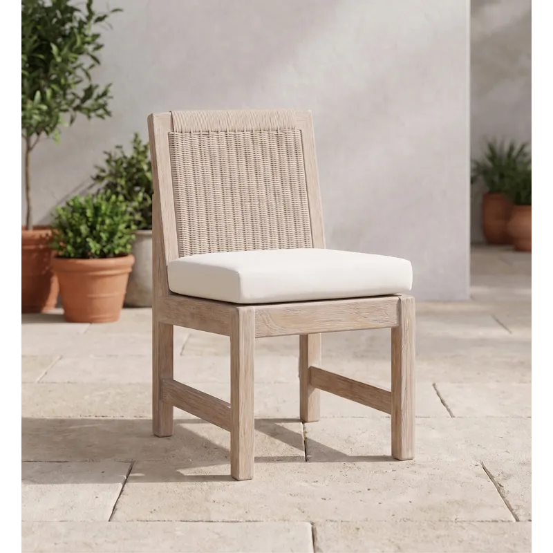 Sedona Side Dining Chair in Canvas Canvas, No Welt