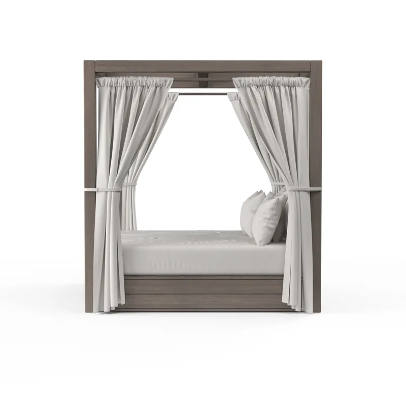 Laguna Resort King Daybed in Canvas Flax, No Welt