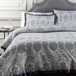 Griffin Full/Queen Duvet Set - Gray