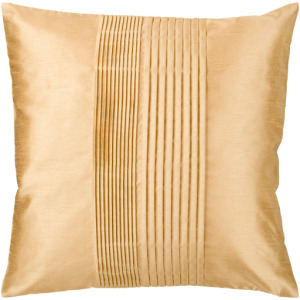 Solid Pleated Pillow Cover