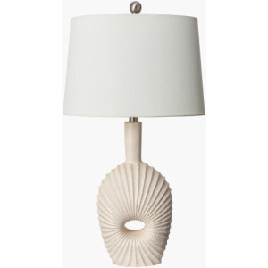 Fatima Accent Table Lamp - Painted White