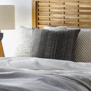 Washed Waffle Pillow Cover
