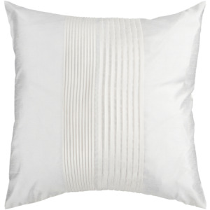 Solid Pleated Pillow Cover