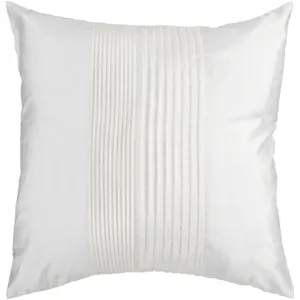 Solid Pleated Pillow Cover