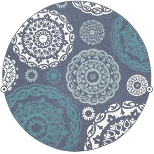 Alfresco 8'10" Round Rug