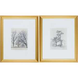 WINTER DAY FRAMED PRINT ASRT