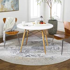 Aisha 6'7" Round Rug Room Scene