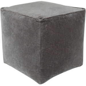 Cotton Velvet Pouf