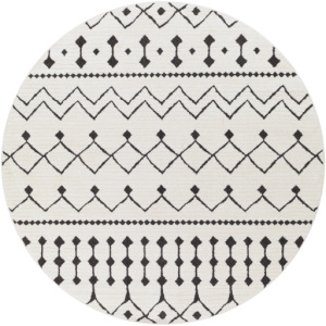 Moroccan Shag Round Rug